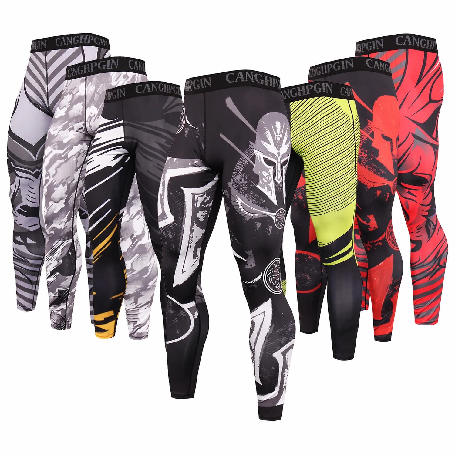 Pantaloni a compressione da uomo Abbigliamento sportivo da uomo Leggings da allenamento Palestra Allenamento Pantaloni skinny Pantaloni sportivi Leggings da corsa Collant da uomo