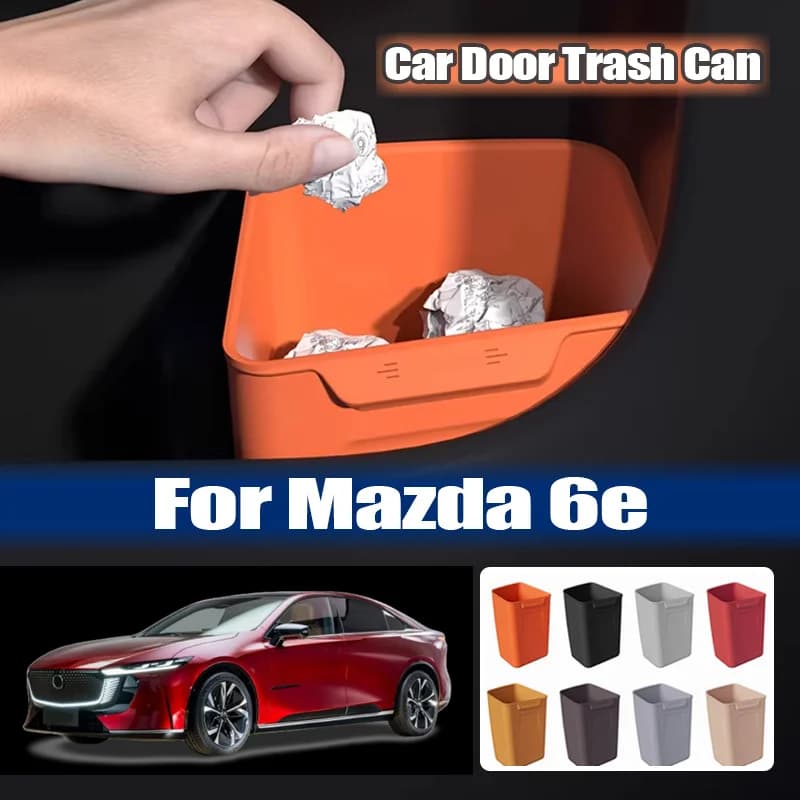 Contenitore portaoggetti per auto per Mazda 6e 2025 Accessori J90A, contenitore impermeabile in silicone per porta, portaoggetti per ombrelli, organizer per interni auto