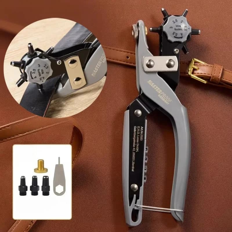 Set of Pliers for Belts and Leather Bags, Fa-da-te Hand Tools for Leather Processing