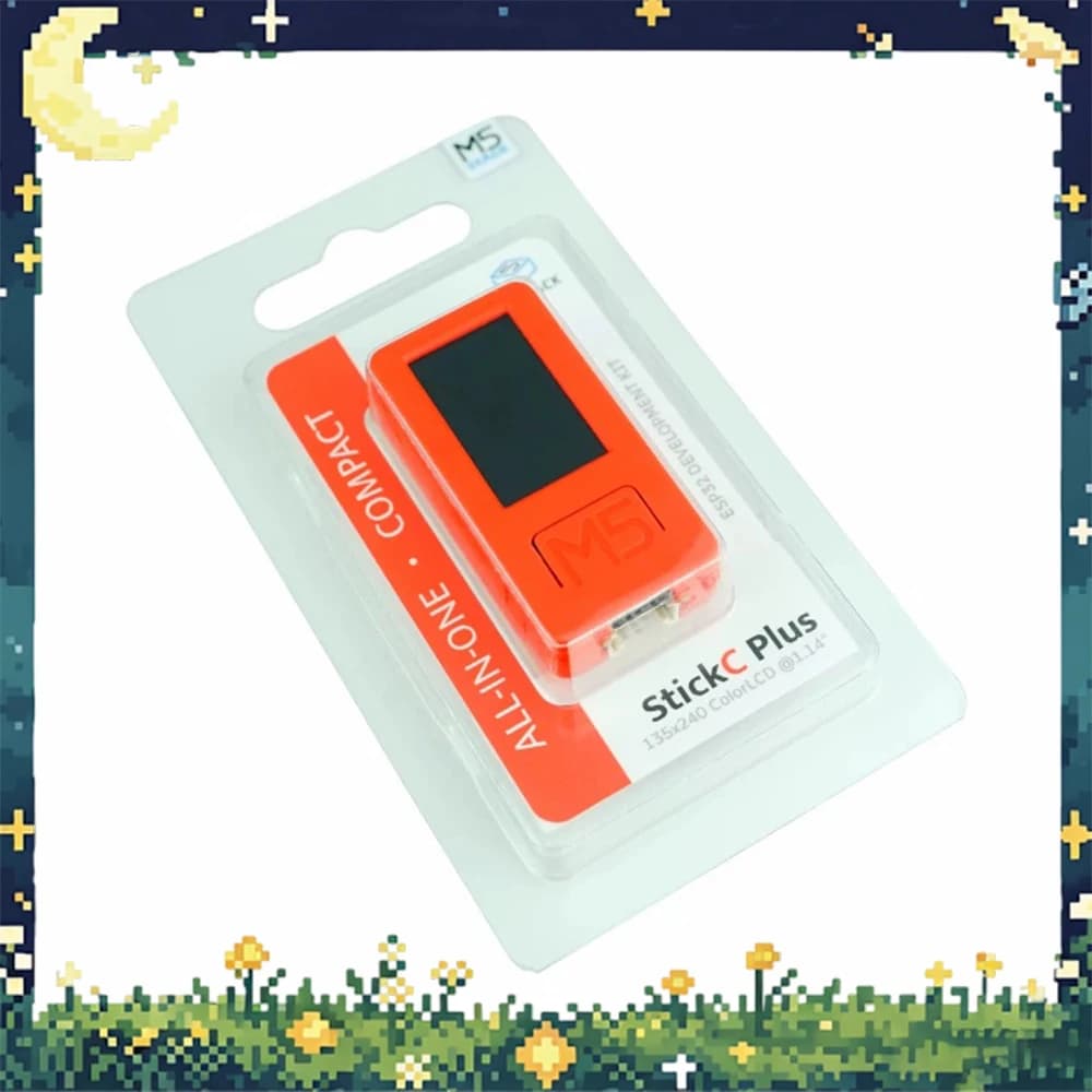 M5Stack StickC Plus: Controller IoT Programmabile Compatibile con Arduino e Python, Kit di Sviluppo con Programmazione Grafica Multi-Modulo