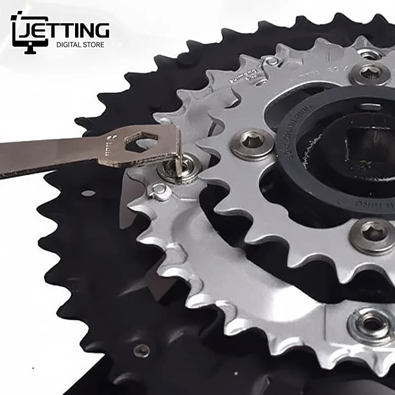 Bicycle Chain Ring Bolts Wrench Chain Wheel Chainring Install Wrench Crankset Bolt Fixed Repair Tool Disassembly Spanner