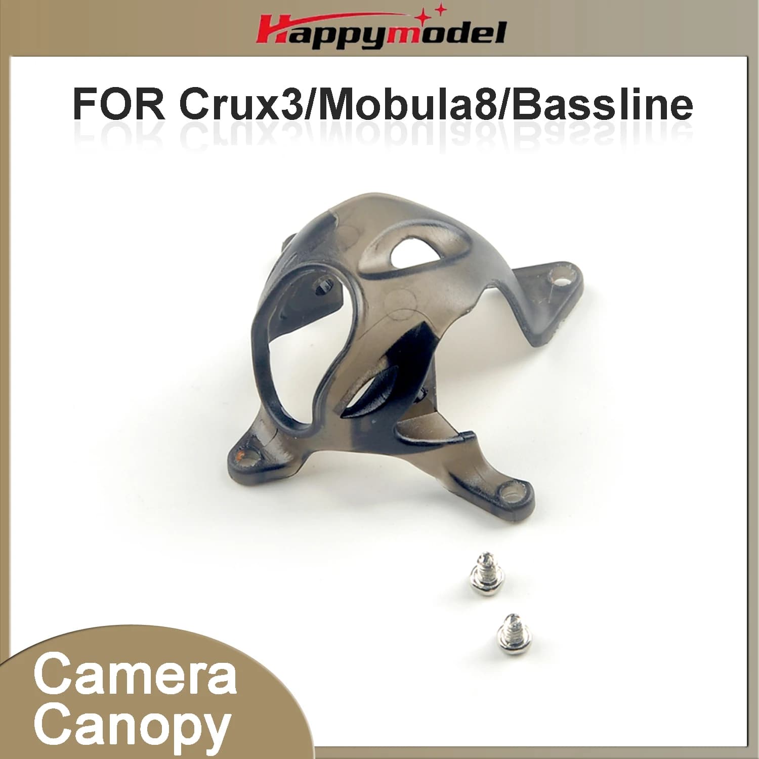 Happymodel RC FPV Crux3 Copertura Protettiva per Fotocamera con Angolo Regolabile per Droni da Corsa RC Crux3/Mobula8/Bassline
