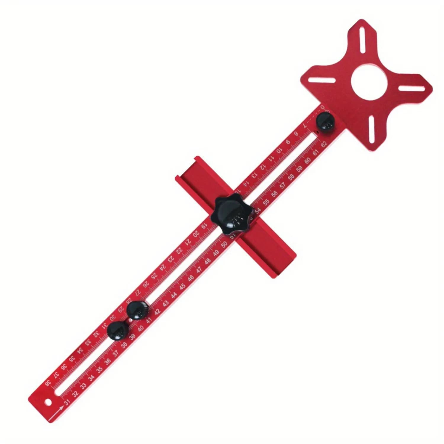 Router per la lavorazione del legno Cerchio Jig Piastra di inserimento per tavolo router universale in lega di alluminio con base per guida di taglio circolare per carpenteria