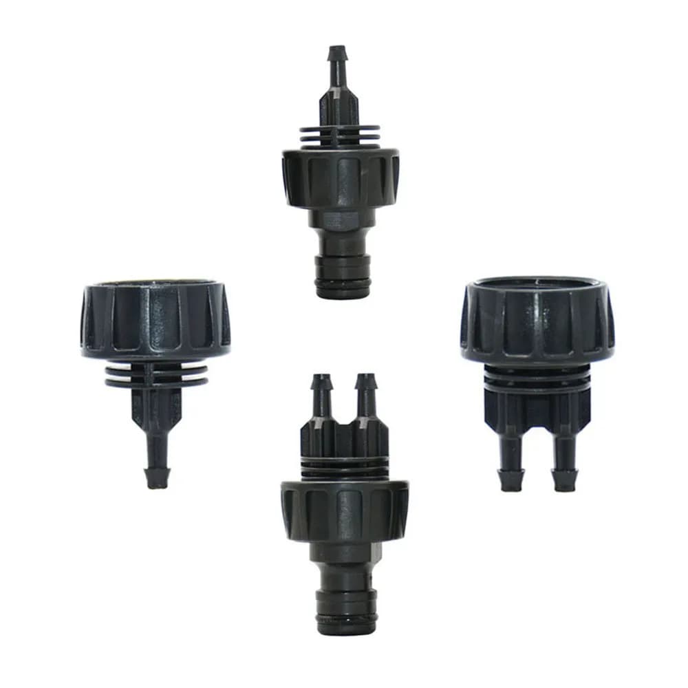 Filettatura femmina da 3/4 "a connettore per tubo da giardino da 4mm connettore rapido per capezzolo da 16mm raccordo per irrigazione per tubo in Pvc Pe
