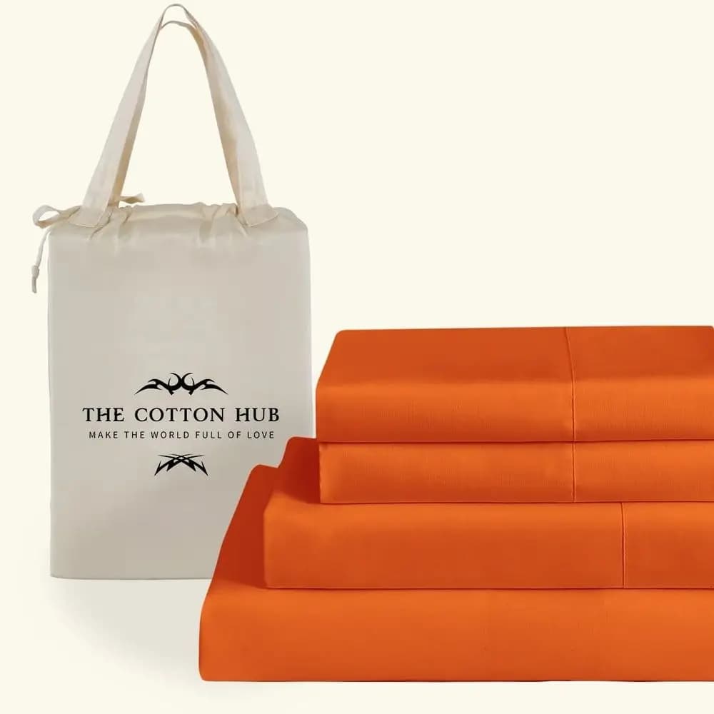 Set di lenzuola Alaska King Size 4 pezzi - Lenzuola in cotone egiziano lavabili in lavatrice a 1000 fili, dal profumo gradevole - Tasche profonde