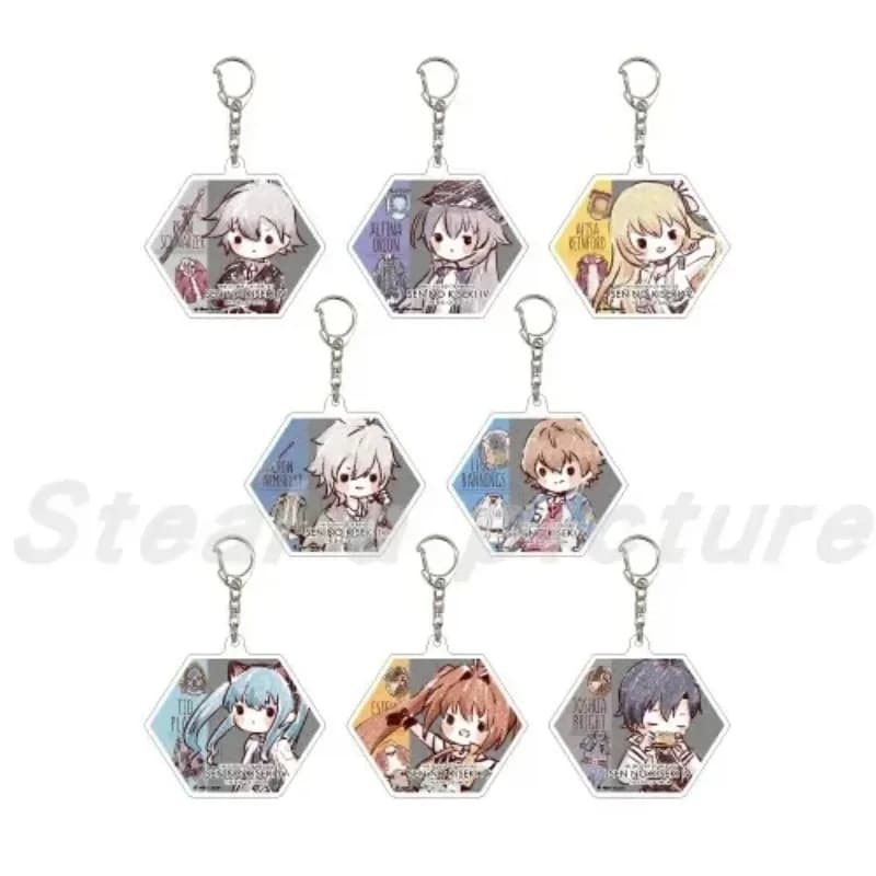 Anime Rean Schwarzer Alisa Reinford Portachiavi Figura Bambola Acrilico Portachiavi Ciondolo per Borsa per Regalo