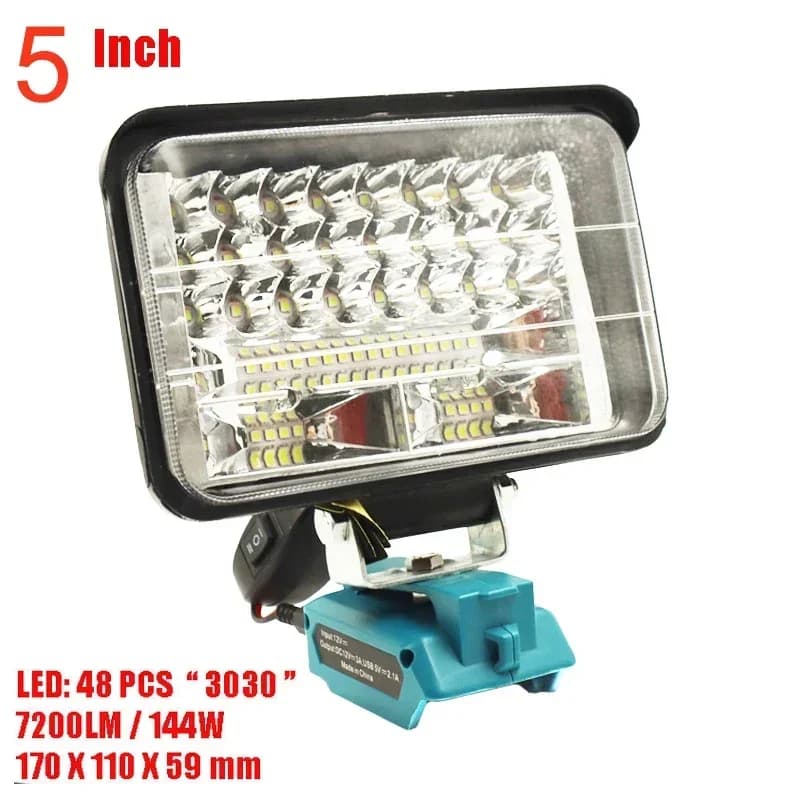BL1021B Convertitore adattatore Lampada LED per auto per Makita 12V 10.8V Batteria al litio Dispositivo USB Alimentatore per telefono cellulare BL1041B BL1016