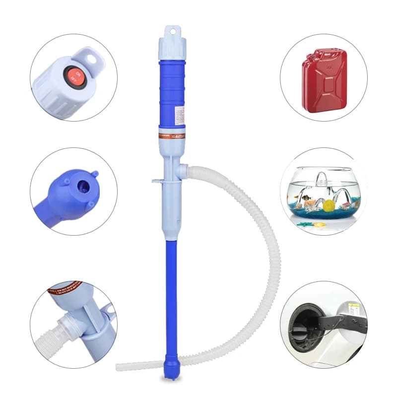 Sifone per auto portatile benzina carburante pompa dell'olio elettrica sifone pompa di trasferimento del liquido pompa portatile utensili a Gas per acqua a batteria