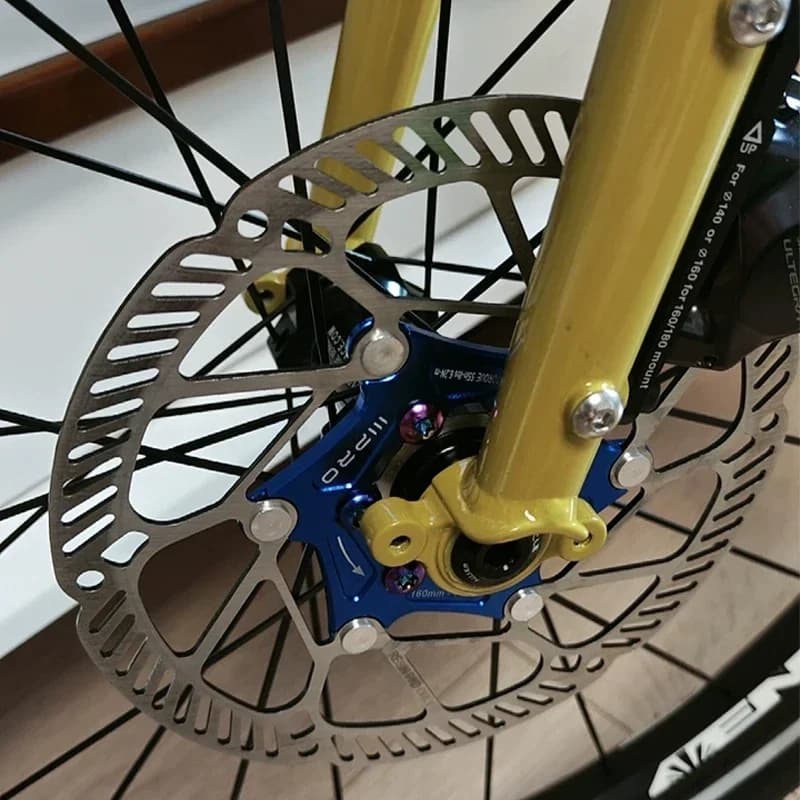 Rotore del freno a disco per bici Iiipro Blocco centrale 203/180/160/140Mm Rotore galleggiante Ultraleggero Dissipazione del calore Rotori dei freni a disco per bicicletta