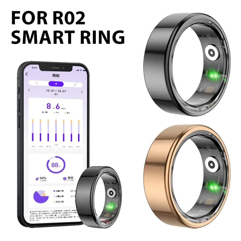 Smartwatch 2026 con Monitoraggio Frequenza Cardiaca, Pressione Sanguigna e Sonno, Impermeabile IP68, Fitness per Uomini e Donne, Regalo Tecnologico per le Feste