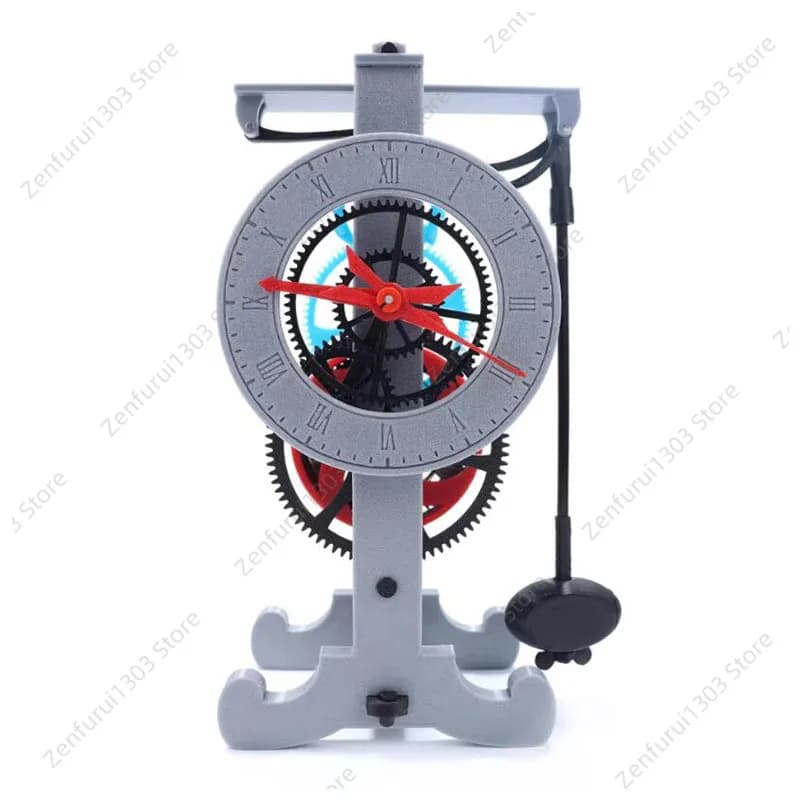 3D Printed Pendulum Clock Model Physics Experiment Teaching Aids Mechanical Clock