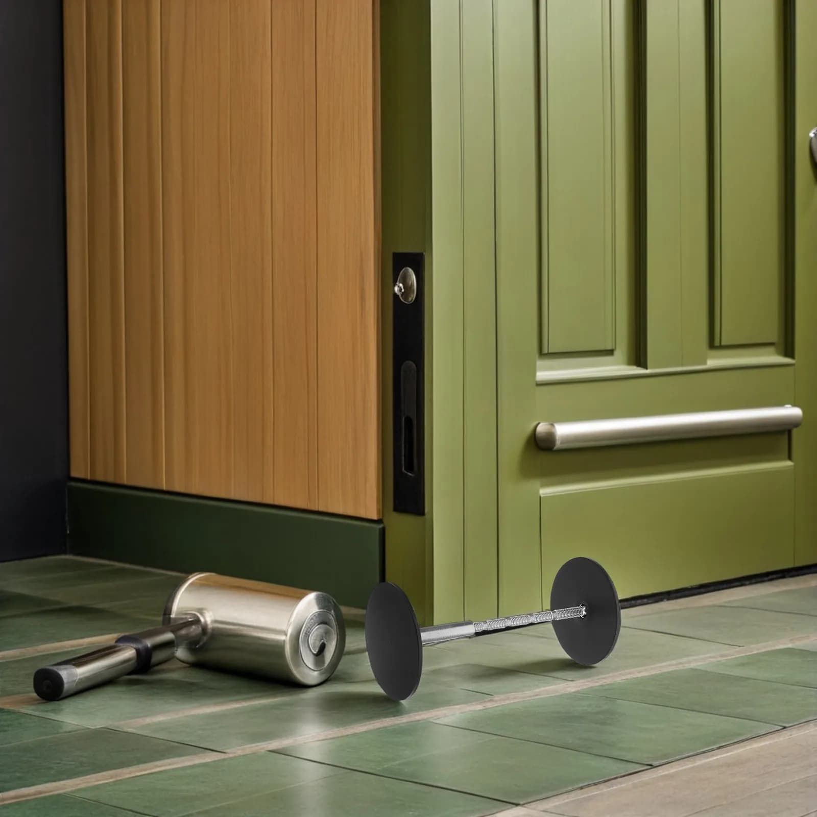Set di 1 Copri Foro Decorativo a Occhio di Gatto per Maniglie di Porte Interne ed Esterne, per Sicurezza, Privacy ed Estetica
