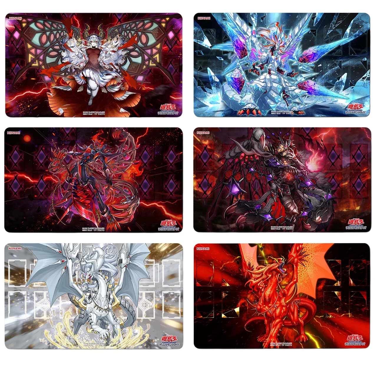 Yu-Gi-Oh! Tappetino da gioco in gomma Despia Theater of The Branded OCG TCG con bordo cucito da 2 mm, per carte collezionabili, Despian Luluwalilith