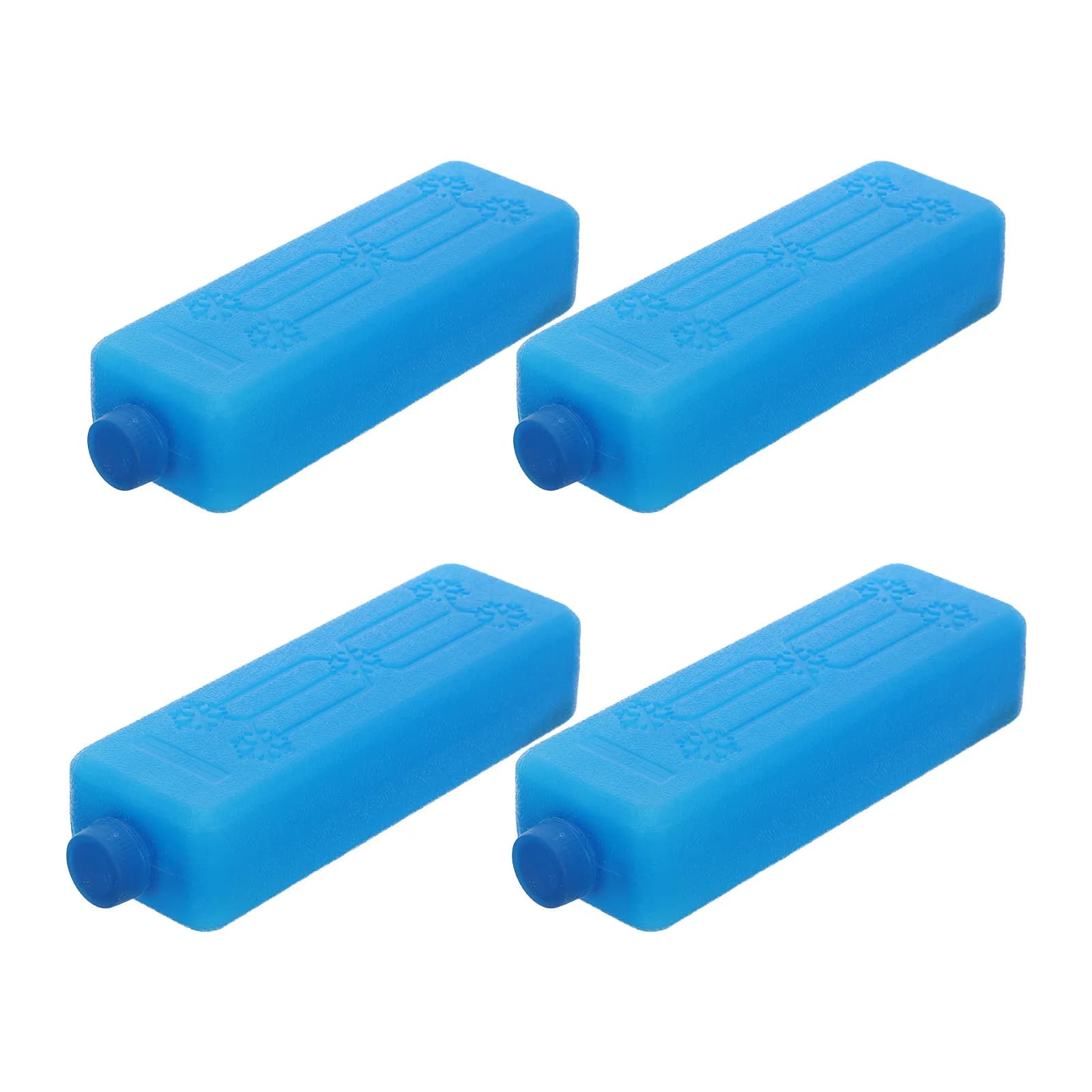 4Pcs Freezer Ice Packs Reusable Lightweight Cooling Blocks for Air Conditioner Fans Cooler Bags Lunch Boxes Outdoor Use