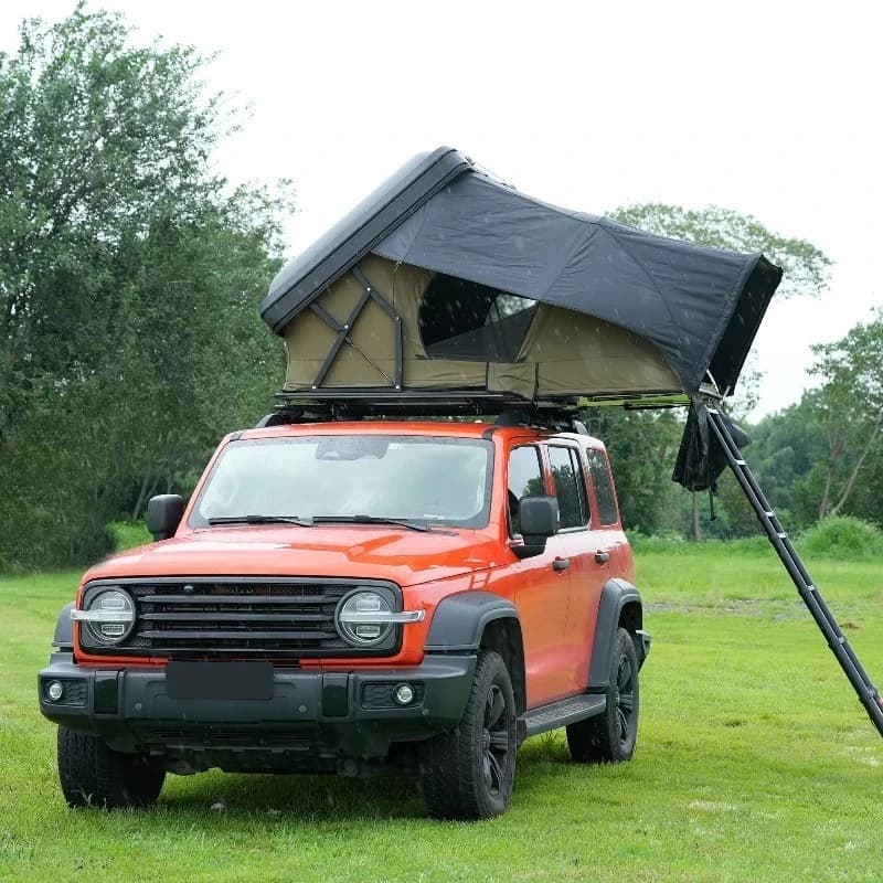 Tenda da Tetto per Auto da Campeggio 2026, Impermeabile, in Alluminio, con Guscio Rigido