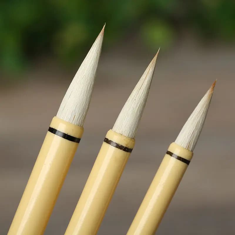 Chinese Calligraphy Brush Pen Set White Clouds Mulitple Hair Brush Pen Chinese Huzhou Lian Brush Pen Set Tinta China Caligrafia
