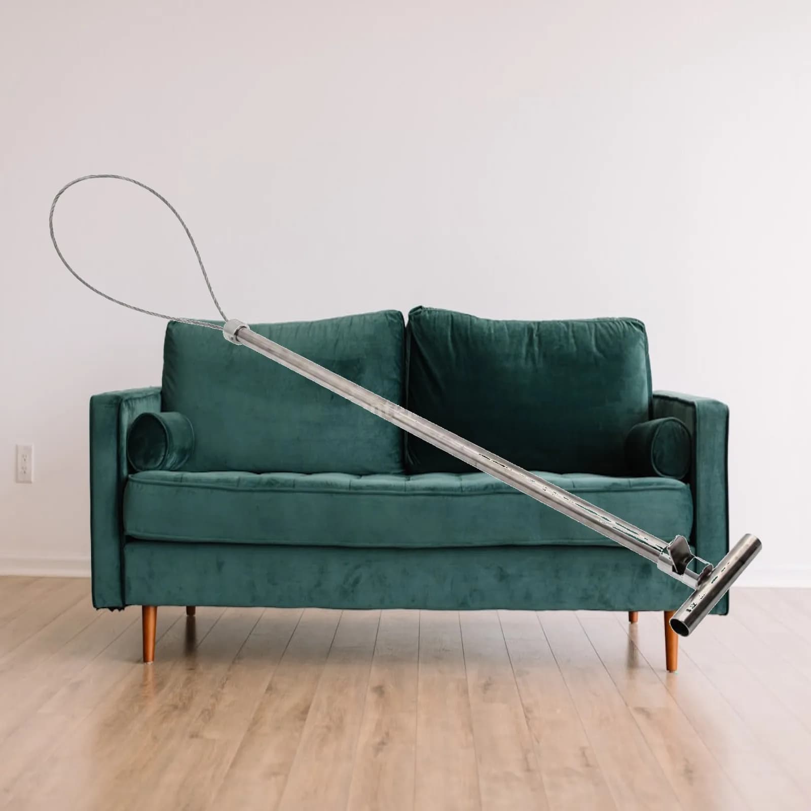 Pig Catcher with Wire Loop Telescoping Self-Locking Hog Catcher Pig Catching Snare Manual for Farmers, Farms