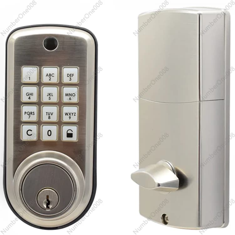 Serratura per porta intelligente digitale con maniglia di sicurezza elettronica alla moda