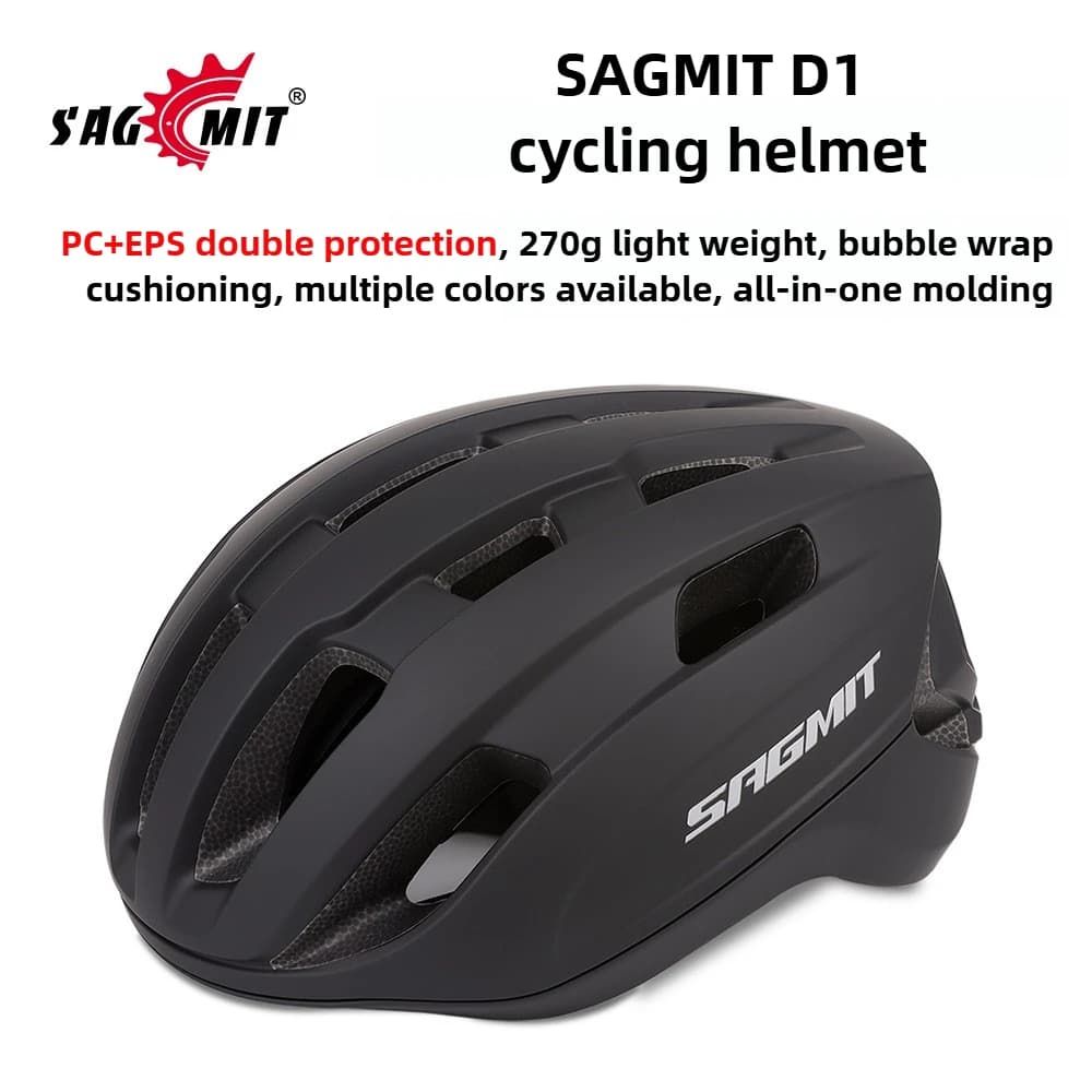 SAGMIT Cycling Helmet for Mountain Bike - Road Bike Safety Helmet, Breathable Sports Helmet for Skateboard and Cycling Equipment
