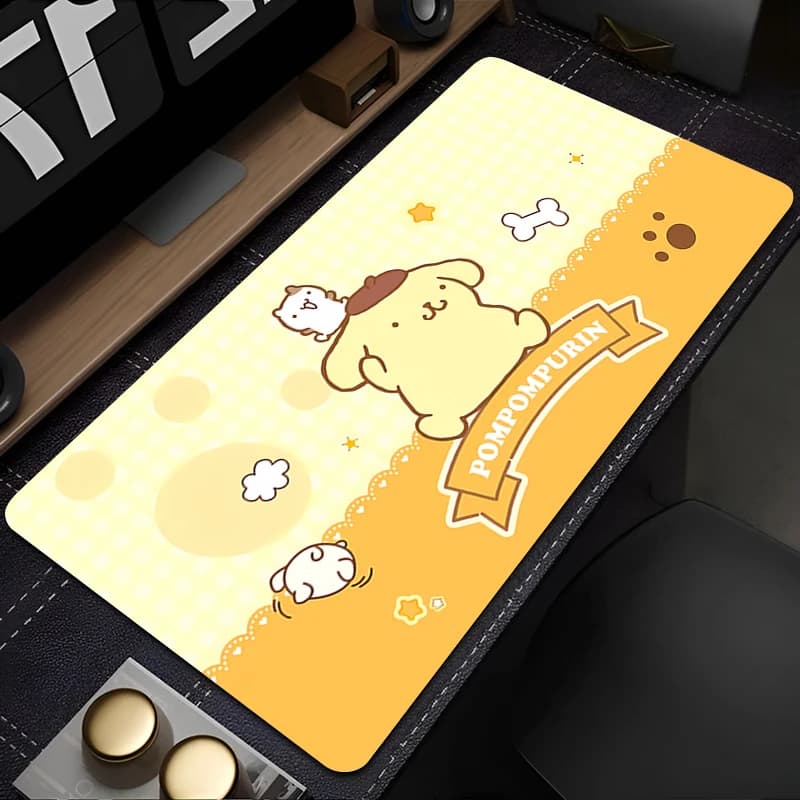 Mouse Mat Game Accessories Pompompurin XXL Player Computer Keyboard Designed for e-sports Gamer Cabinet Mousepad