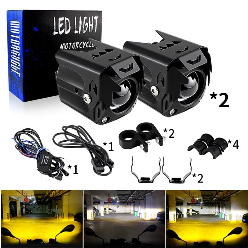 1 Set Per Ducati Multistrada V4 S Sport 1A 2020 2021 40W Led Ausiliario Moto Faretto Faro DRL/Luce di marcia diurna