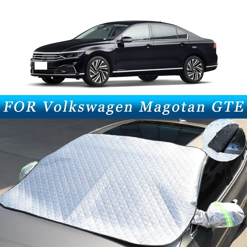 Addensato Auto Ora Parasole Parabrezza Copertura Con 5/9 Magneti Protezione UV Anti Neve Luce Solare Per Volkswagen Magotan GTE