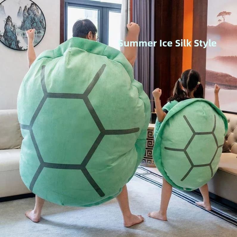 Cuscino Gigante a Forma di Tartaruga, Sacco a Pelo Indossabile, Divano Letto Pigro per Adulti, Simpatico Peluche Universale per Ogni Genere