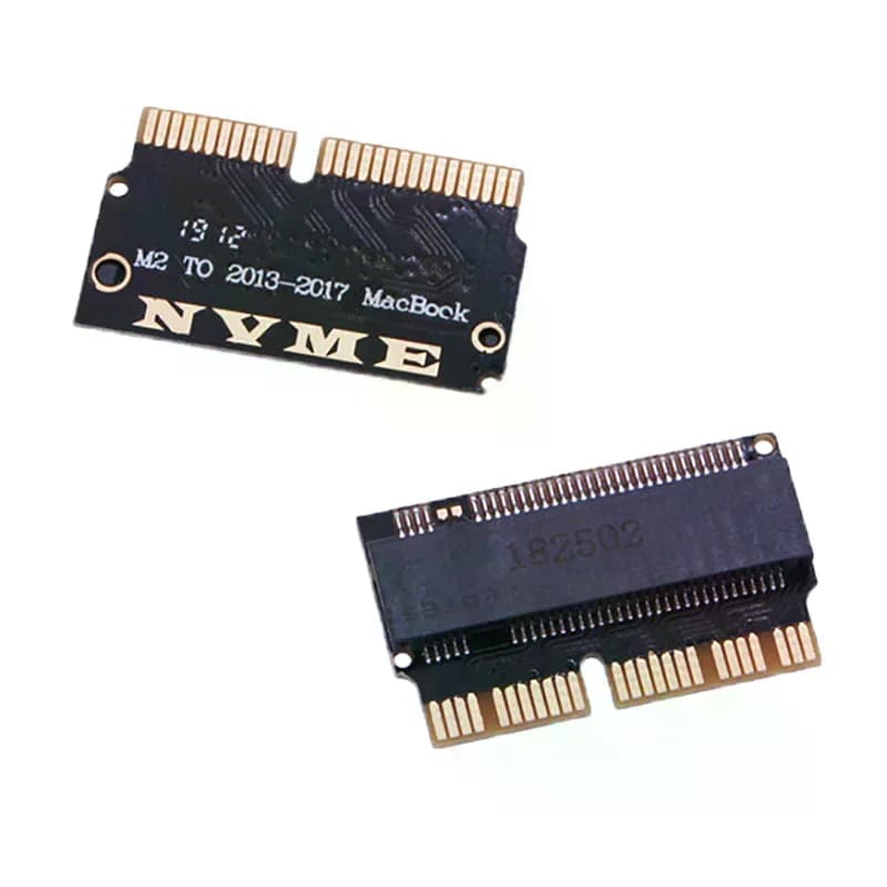 1PC Scheda Convertitore SSD M.2 NVMe PCI-E per Macbook, Adattatore SSD per Telefono e Macbook Air Pro 2013-2017 A1466 A1502