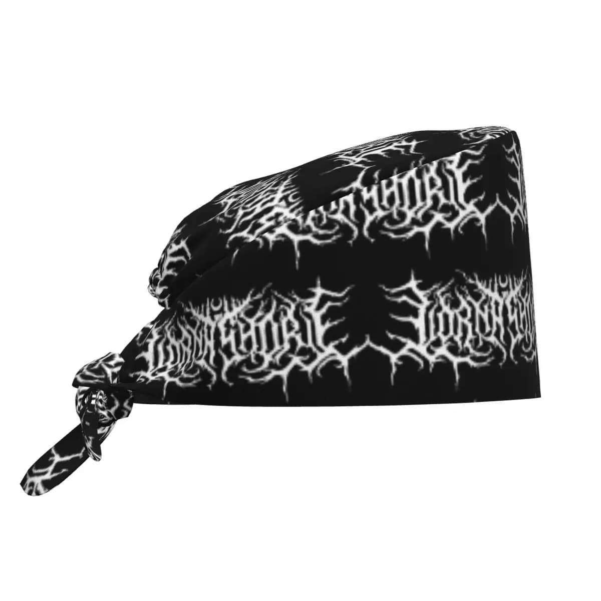 Lorna Shore Logo Classic Scrub Hat Doctor Working Surgical Cap Men Women Adjustable Nursing Caps for Dentist