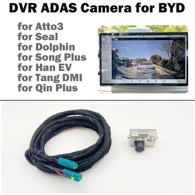 DVR Camera for Auto with ADAS for BYD Dolphin Seal Act 3 Act 3 Yuan Song Tang EV, Original Vehicle Recorder
