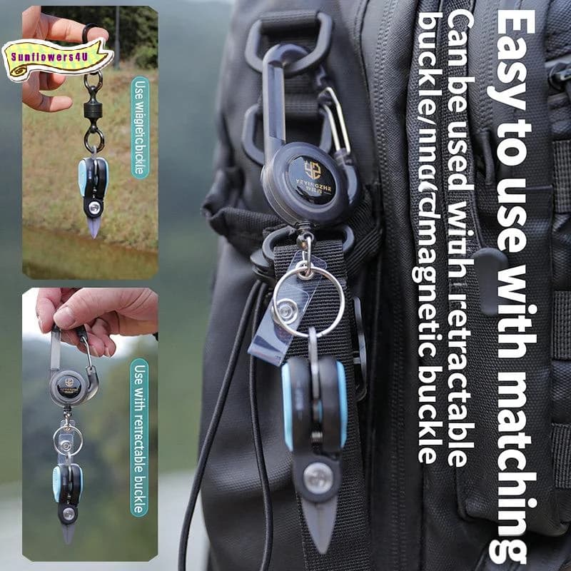 Stainless Steel Lure Scissors Portable Fishing Line PE Cutter for Easy Outdoor Use Compact Travel Ready