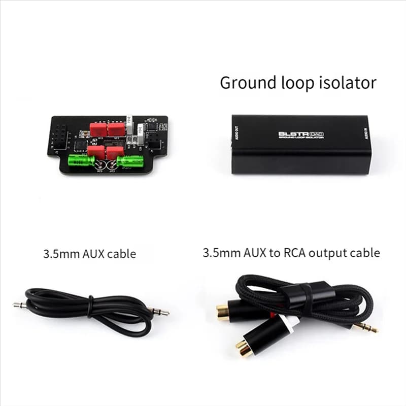 Ben audio DAC kit for Raspberry Pi 5 Argon ONE V3 with 3.5 mm Plug And Play ground circuit insulator