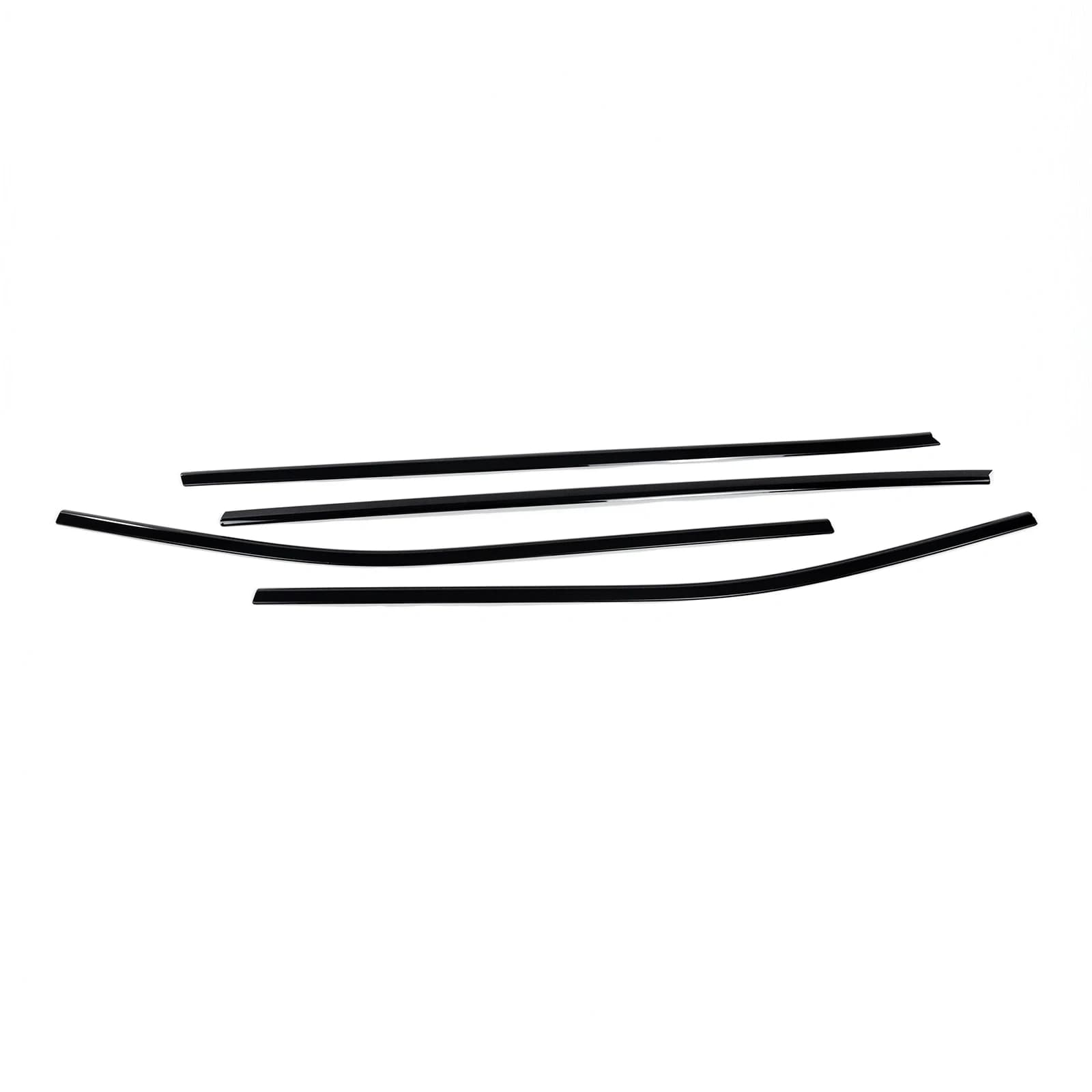 10PCS Exterior Window Trim Strip Cover Gloss Black Door Frame Molding Decoration Seal Weatherstrip For Nissan Qashqai 2014-2022