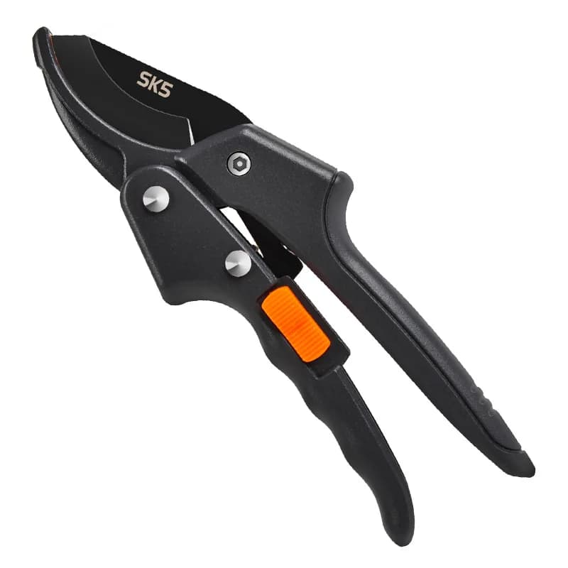 Forbici da Potatura SK5 in Acciaio Inox – Cesoie da Giardino per Alberi da Frutto e Fiori, Compatte e Facili da Usare, Forbici EDC