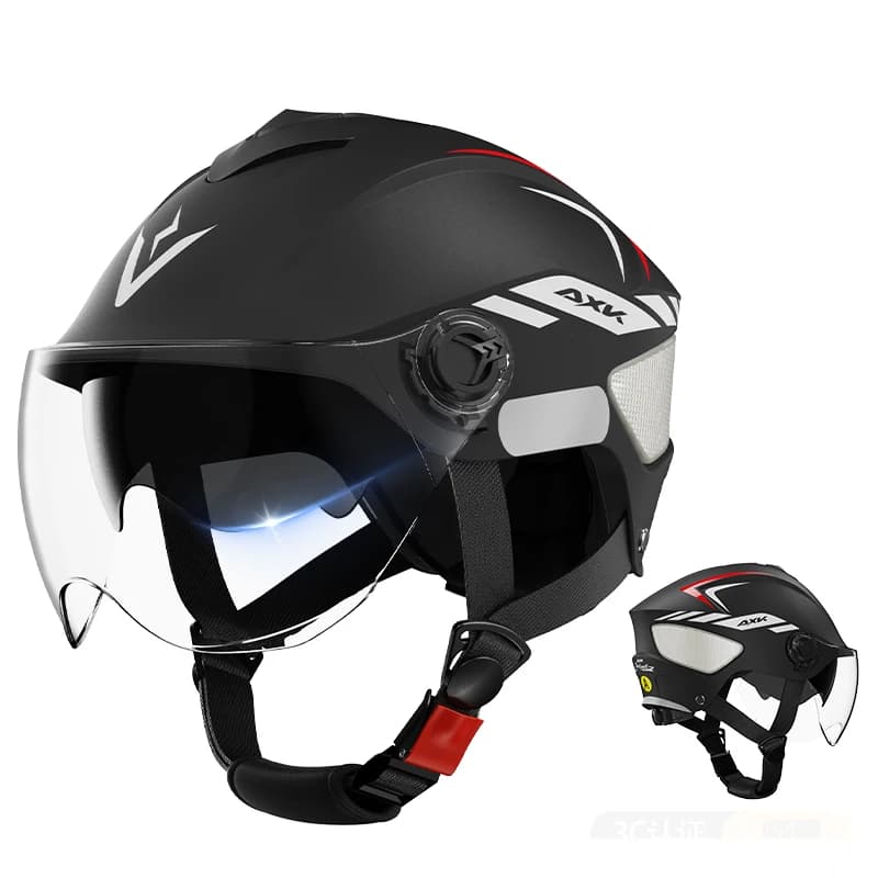 Summer cycling helmet with ear protection lenses reflective adhesive bicycle helmet MTB road bike helmet for adults