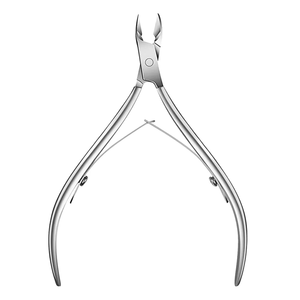 1/2Pcs Silver Nail Cuticle Nipper Clipper Scissor Plier Dead Skin Remover Clear Handle Nail Art Tool For Beauty Salon Manicure