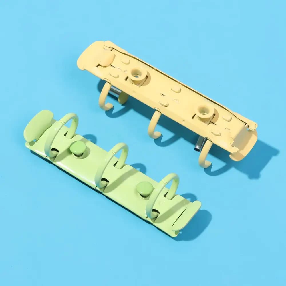 Supplies Stationery Accessory 3 Holes Metal Notepad Loose-leaf File Folder Binder Clip Notebook Binding Hoops Ring Binder