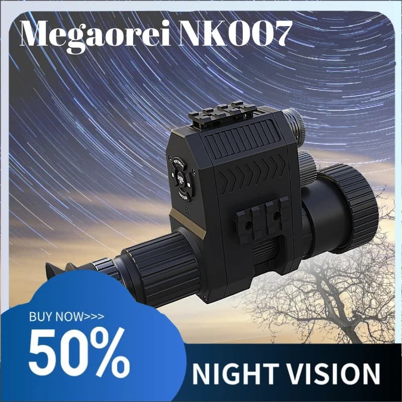 Binocolo Professionale NK007 per Caccia e Osservazione - Ingrandimento 5-20x, IR 850nm e 940nm, HD 1080P, Messa a Fuoco Scomponibile per Facile Utilizzo