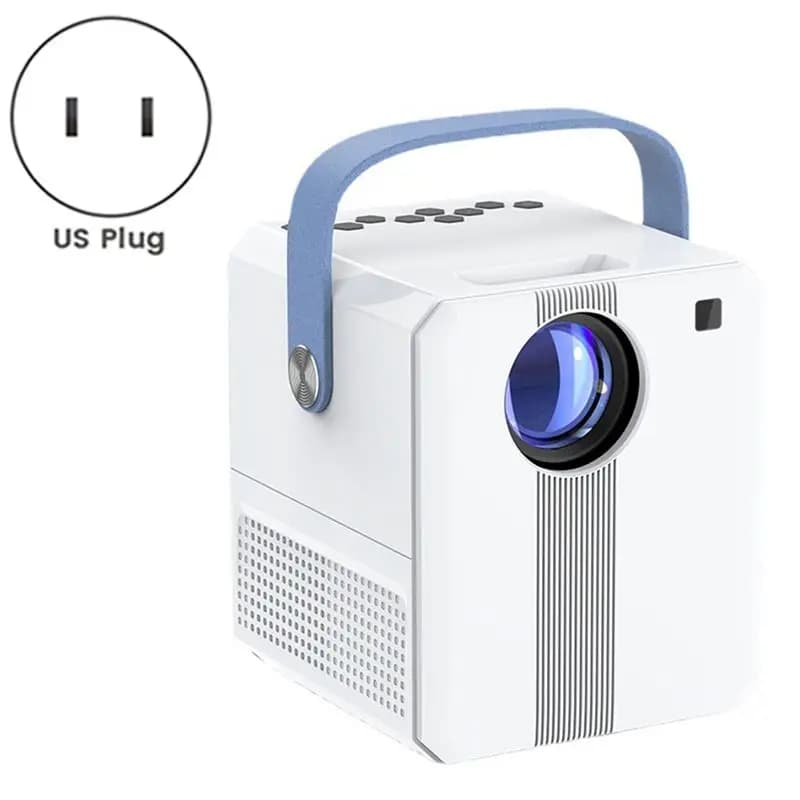 【ACQUISTA AGORA】 Mini proiettore Home Theater HD Proiettore con messa a fuoco automatica Proiettore per telefono cellulare Proiettore portatile per esterni Spina americana