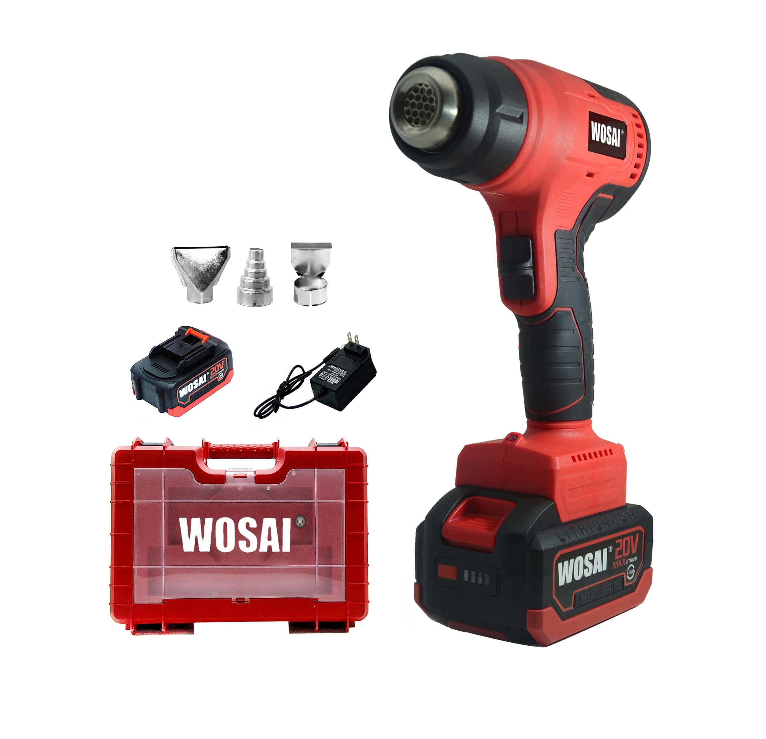 Pistola Termica Elettrica a Batteria 20V Senza Fili per Car Wrapping, Saldatura e Applicazioni Varie