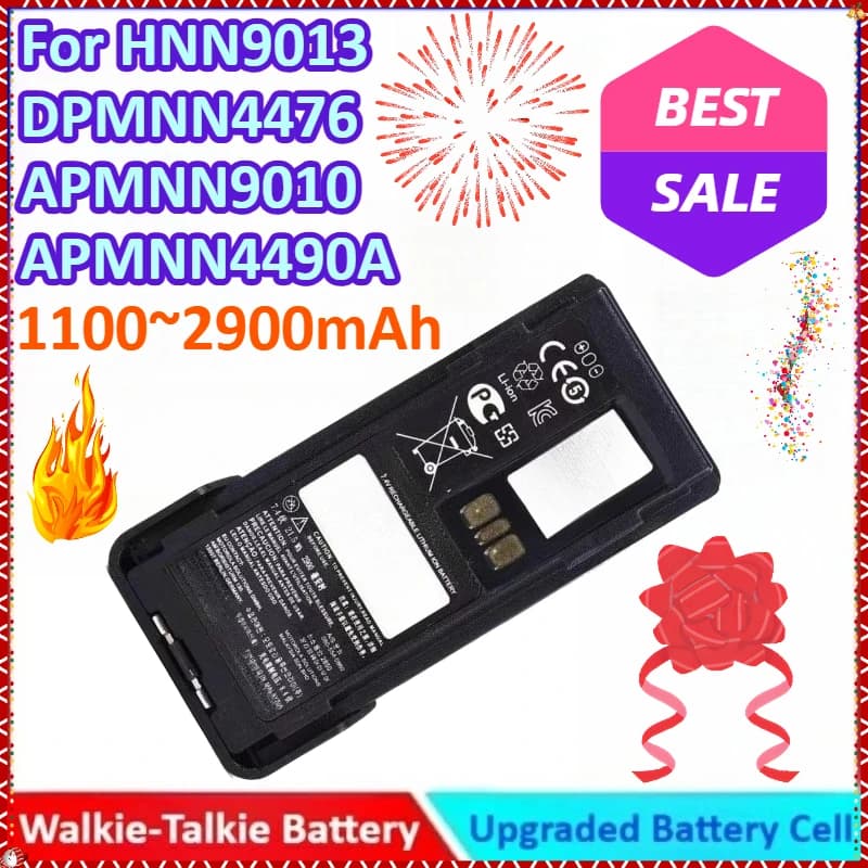 Nuovo PMNN9010A/PMNN4490A/PMNN4543A/HNN9013D/NNTN4497CR/NNTN4851AC/PMNN4476A/PMNN4071ARC Walkie Talkie Batteria per Motorola