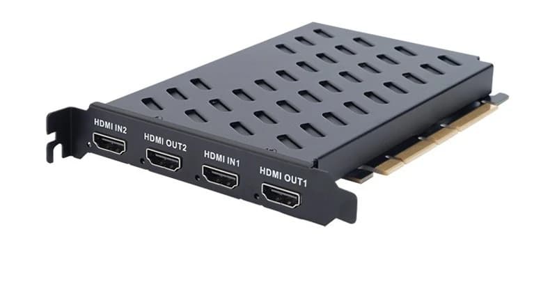 Video capture card built-in high definition multi-position guide