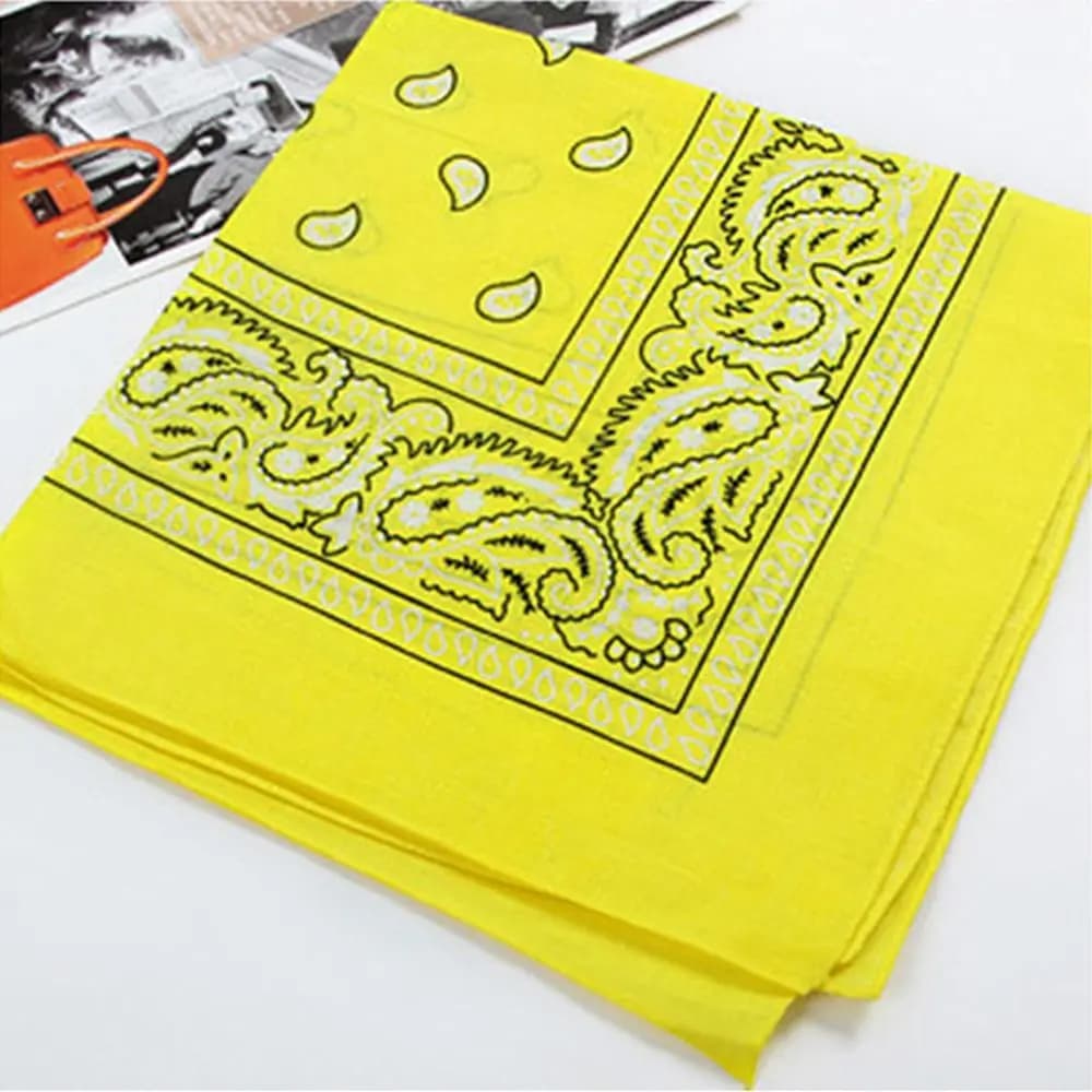 High New Handkerchief Paisley Scarf Wristband Neck Handkerchief Bandana Head Wrap