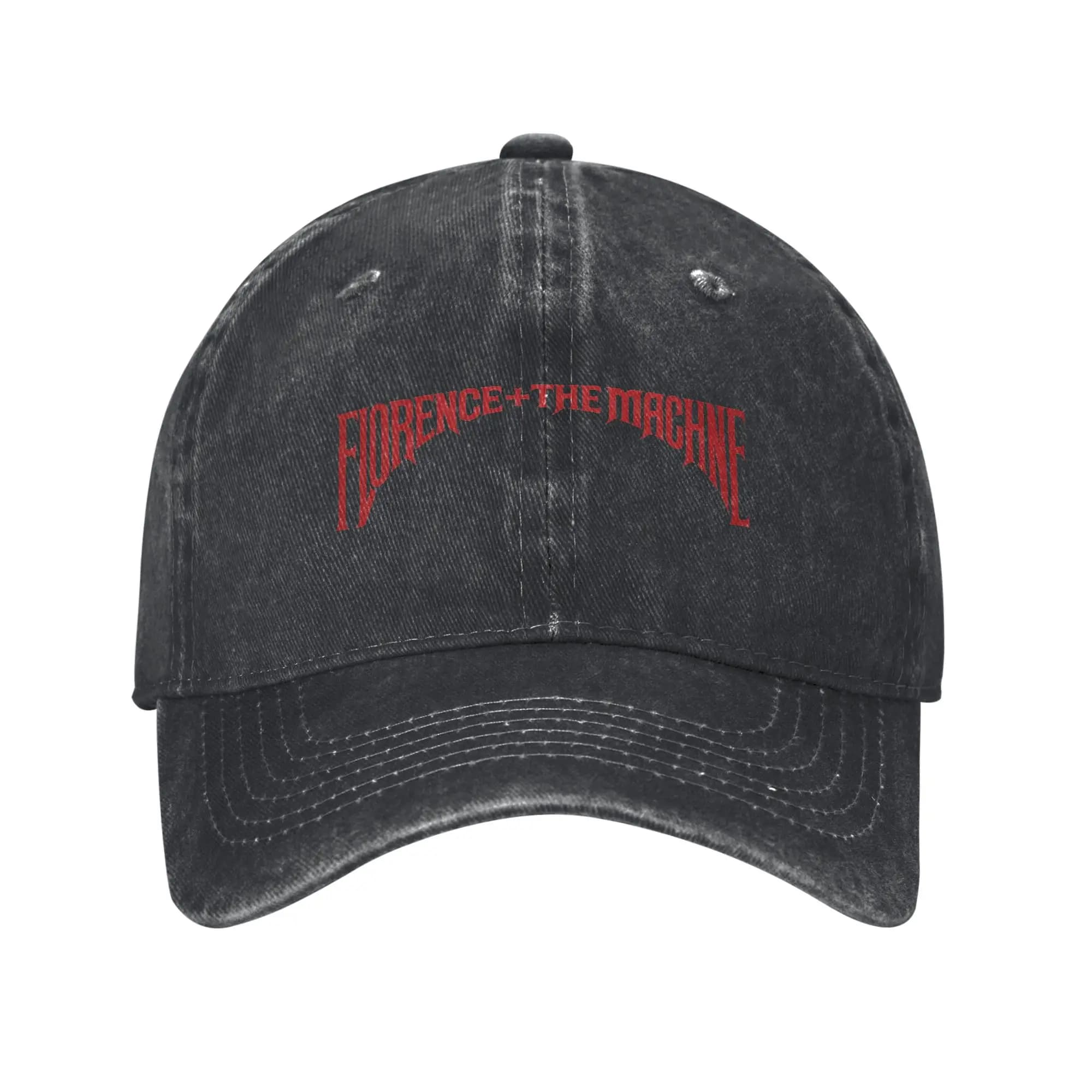 Men Women Florence and The Machine Tour 2026 Print Hat Classic Distressed Denim Washed Baseball Cap Adjustable