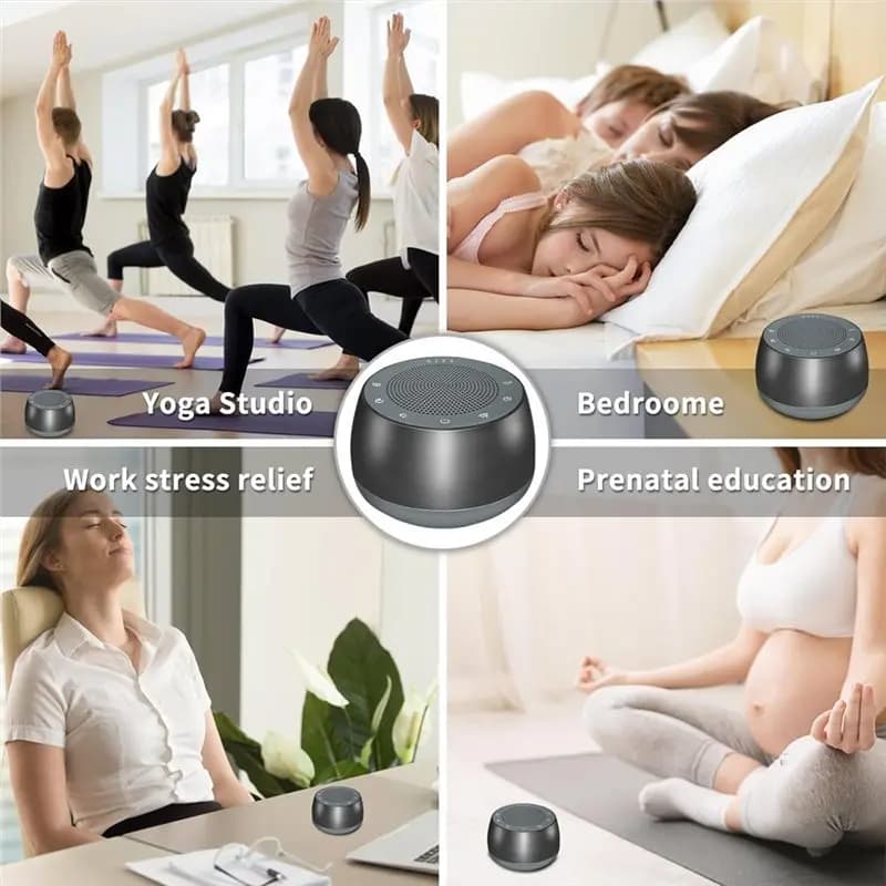 ABKV-Meditation Sound Machine 9 Tones Singing Bowl Frequency Generator Portable Electronic Singing Bowl Frequency Healing