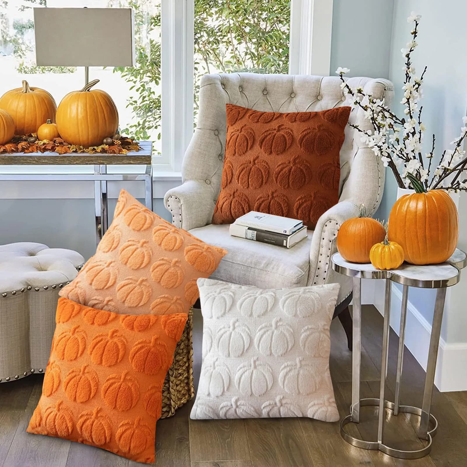 Autumn pillow linings with pumpkin Halloween pillow lining pillow for sofa