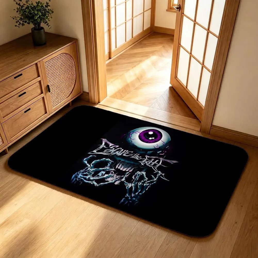 Band-Escape The FateS Floor Mat Shower Foot Mat, Bedside Carpet, Entrance Absorbent Doormat, Soft Non-Slip