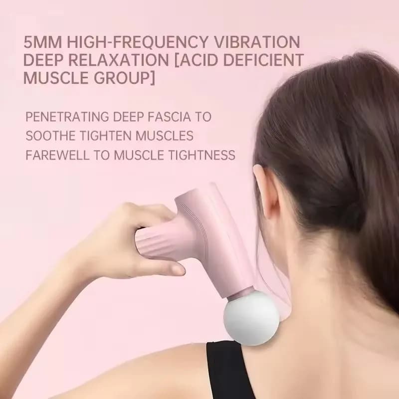 Relaxing massage pad Mini electric massager for body neck back cervical spine portable USB rechargeable fitness band