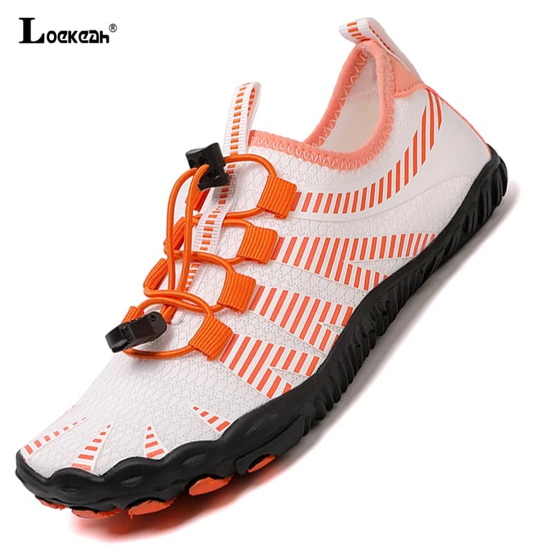 Scarpe da Acqua Traspiranti Unisex ad Asciugatura Rapida, Sneakers Acquatiche Antiscivolo con Suola Morbida per Surf, Snorkeling e Rafting