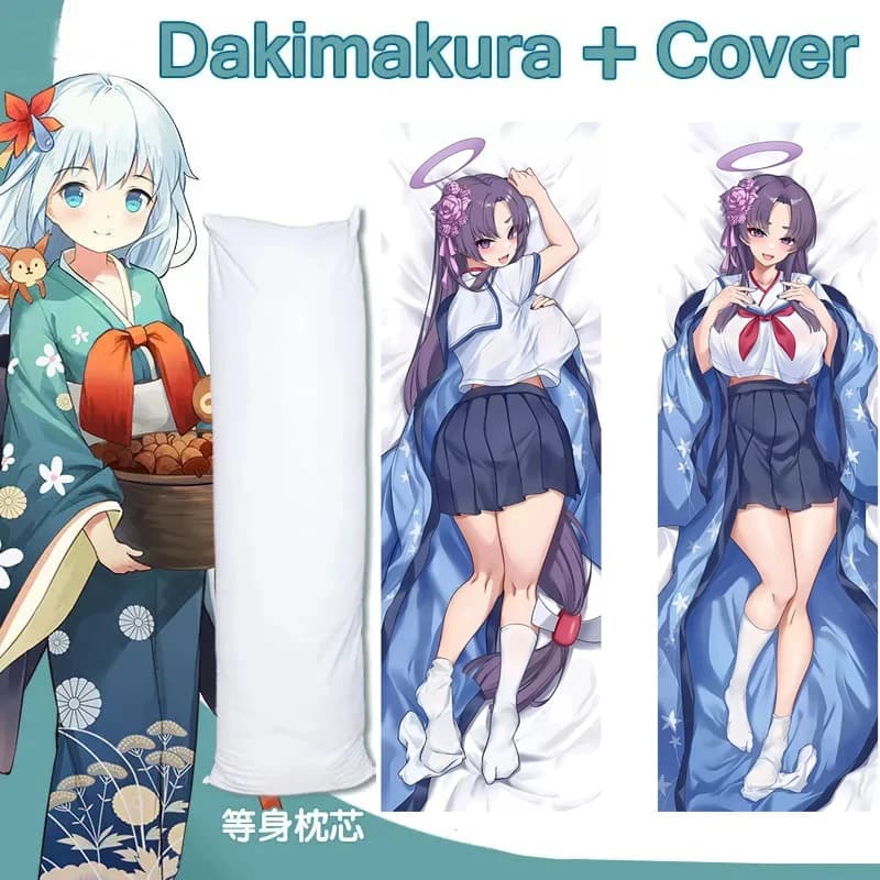 Blue Archive Anime Dakimakura per adulti Double Sided Body Pillow Che abbraccia il letto Dormire Cuscino lungo Otaku Waifu a grandezza naturale Personalizzato